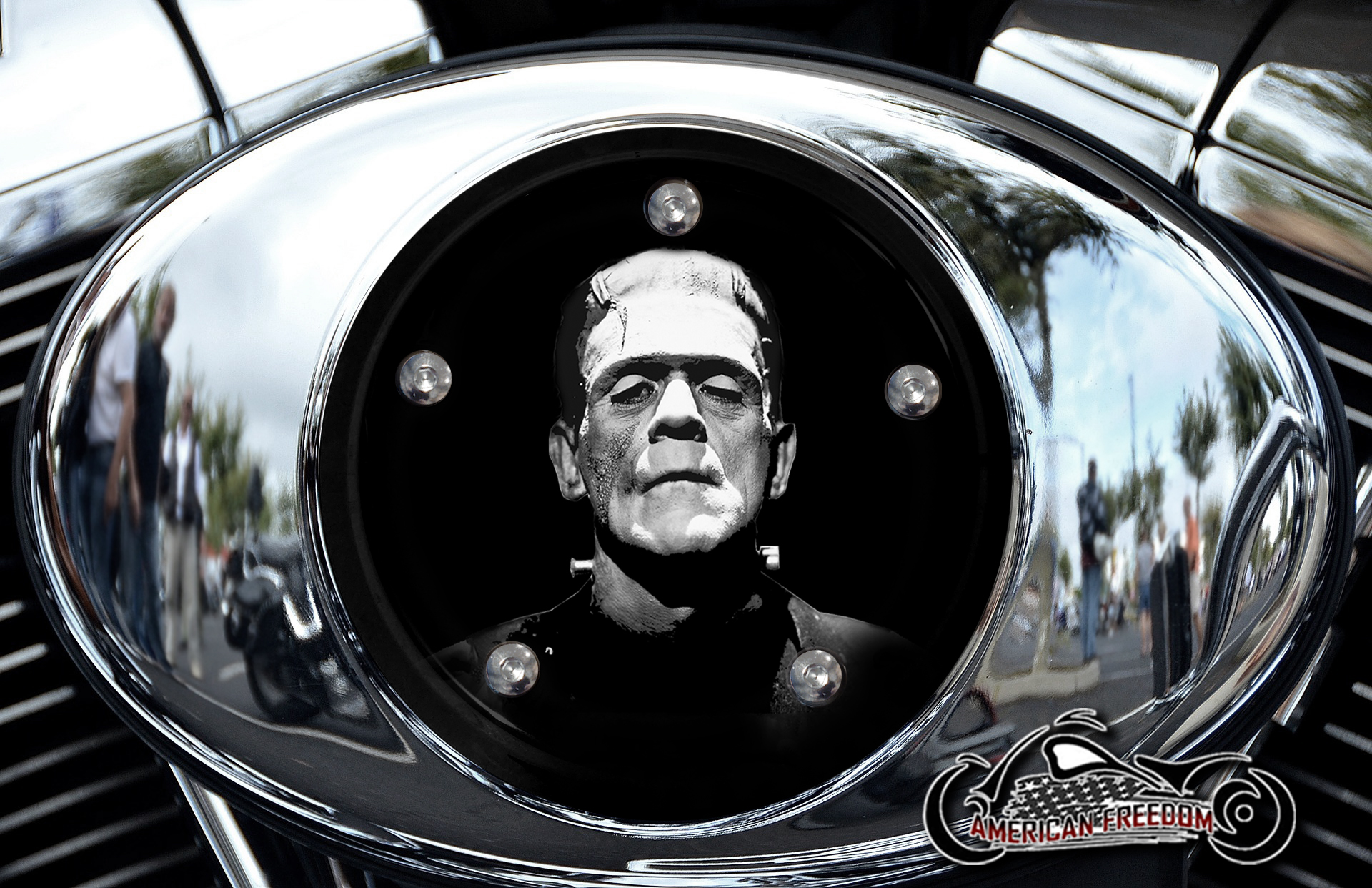 Custom Air Cleaner Cover - Frankenstein